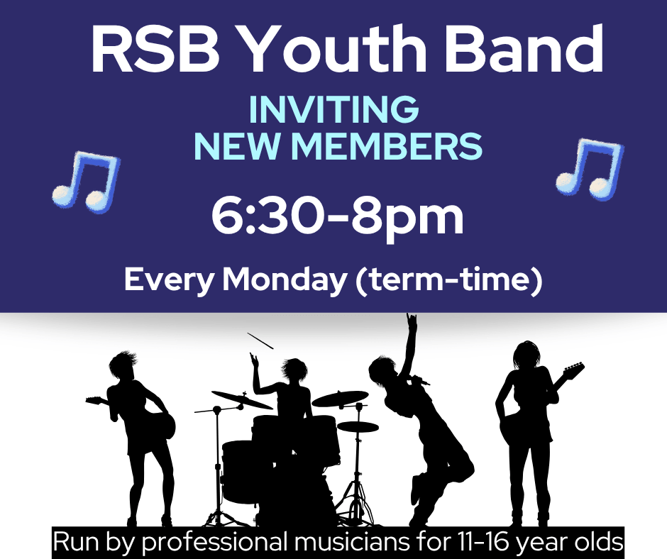 Rock School Bus Youth Band flyer